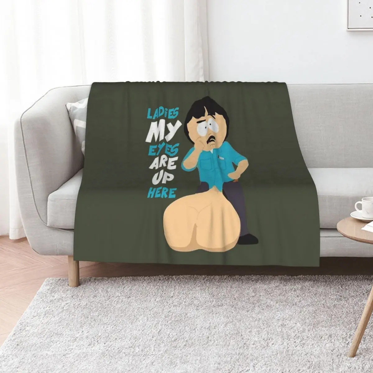 

South Park Big Balls Throw Blanket Beach for winter Beautifuls Flannel Blankets