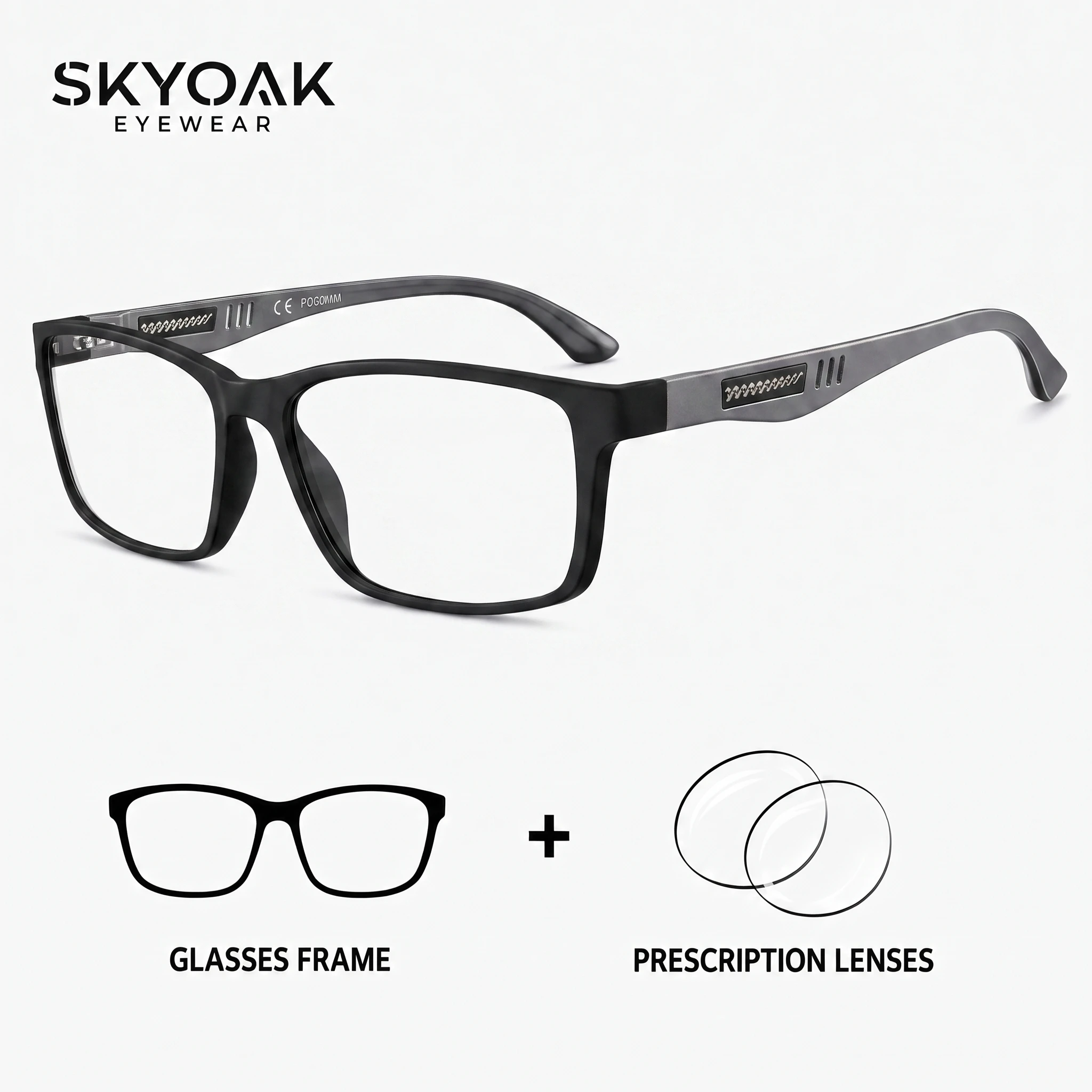 skyoak-超軽量男性用処方眼鏡-フォトクロミック-プログレッシブ-ブルーライトカット-近視用光学眼鏡