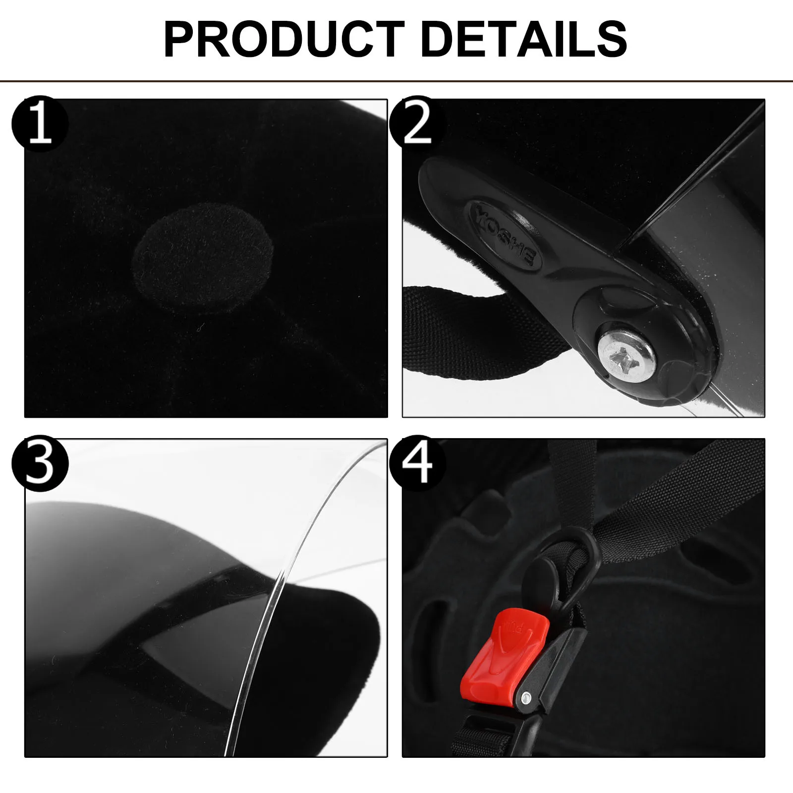 ركوب الخيل للأطفال الفروسية قابل للتعديل الهاتفي واقية عالية التدفق تنفيس الأطفال ركوب قبعة أحذية الفرامل الخلفية #5