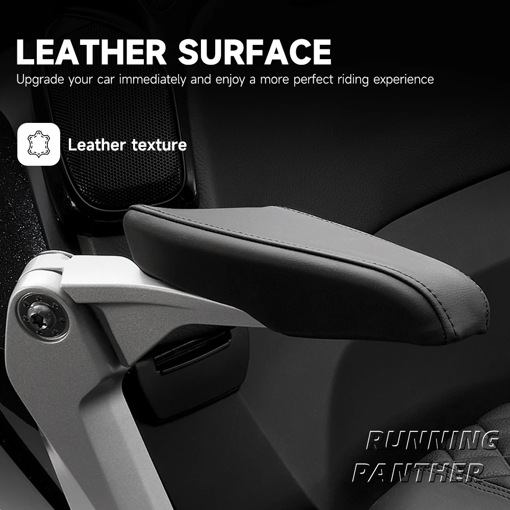 NEW FOR BMW K1600GA  K1600 GA  Motorcycle Adjustable Passenger Armrests Black Comfortably Padded  Accessories