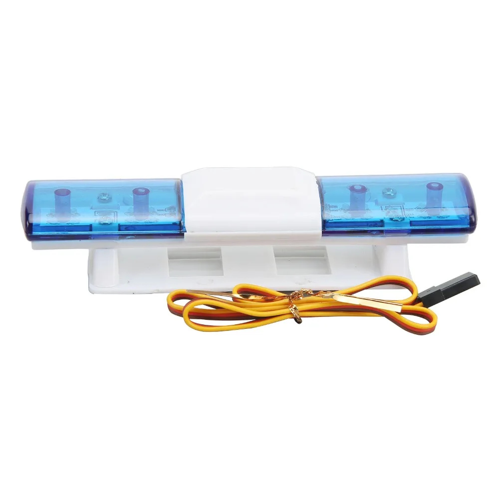 5 Modes LED Police Light Multi-Function RC Accessories RC Warning Light RC Car Roof Light for CC01/D90 /Axial SCX10 For RC Cars