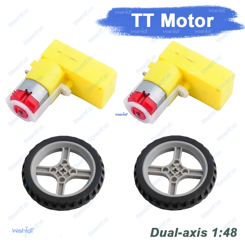 DC 3-12V Deceleration Motor Robot Remote Control Car TT Motor DC Micro Motor for ARDUINO Smart Robot