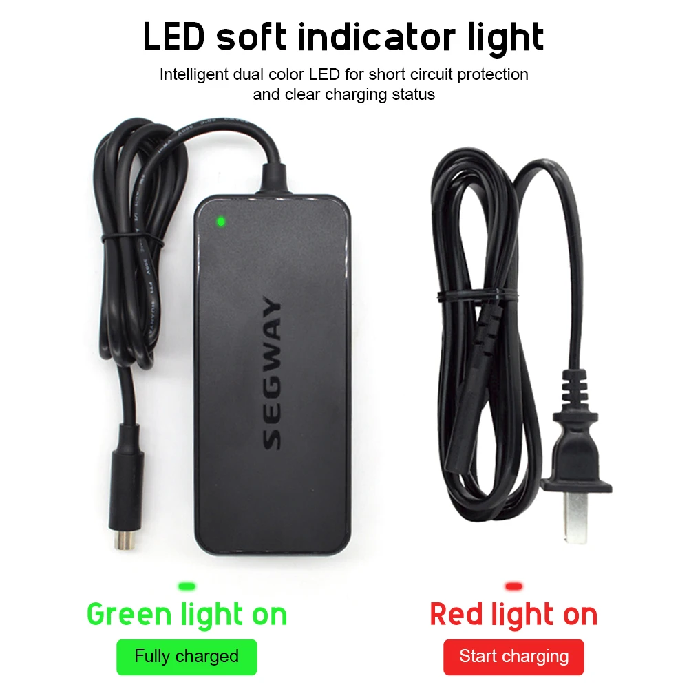 Original Segway 42V 1.7A Charger For Ninebot ES2 ES4 E22 G30LP T15 F30 F40 F2 D28 D38 For Xiaomi M365/Pro Electric Scooter Parts - Image 5