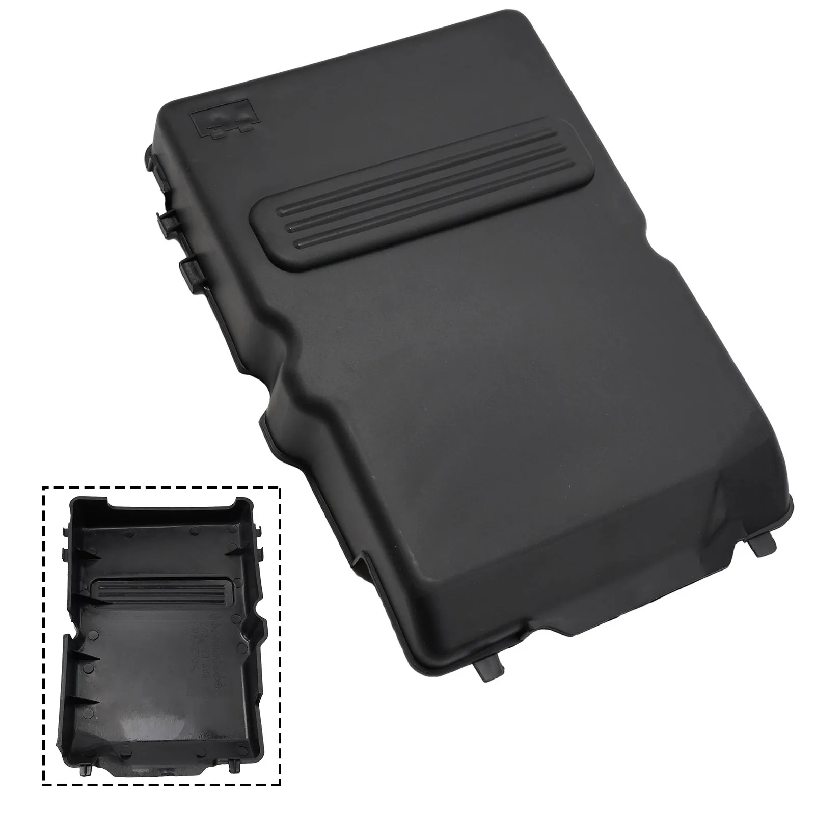 Z601 18 593E Battery Box Cover For Mazda 3 2004 2012 Improved Heat Sink Higher Grade Electric Components Black Plastic