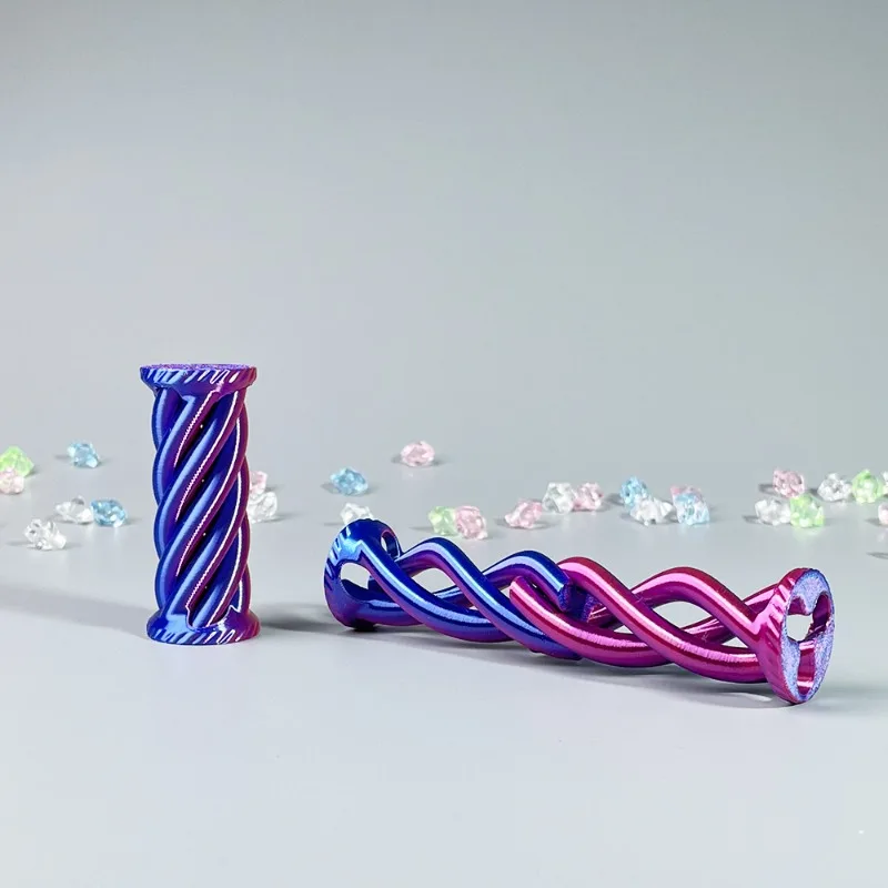 3D 印刷減圧おもちゃ回転スパイラル三次元スパイラルコーンヘリックスネジパススルー彫刻知育玩具