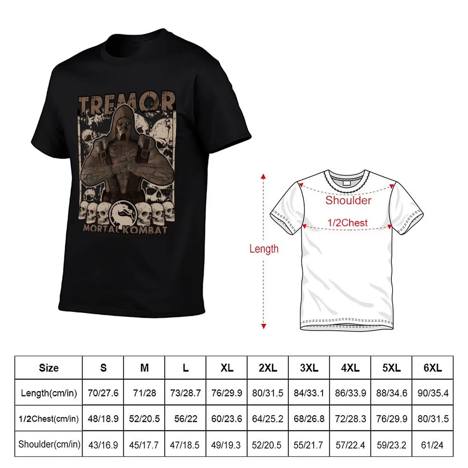 tremor mortal kombat T-Shirt man clothes summer top graphic shirts cotton graphic tees mens champion t shirts