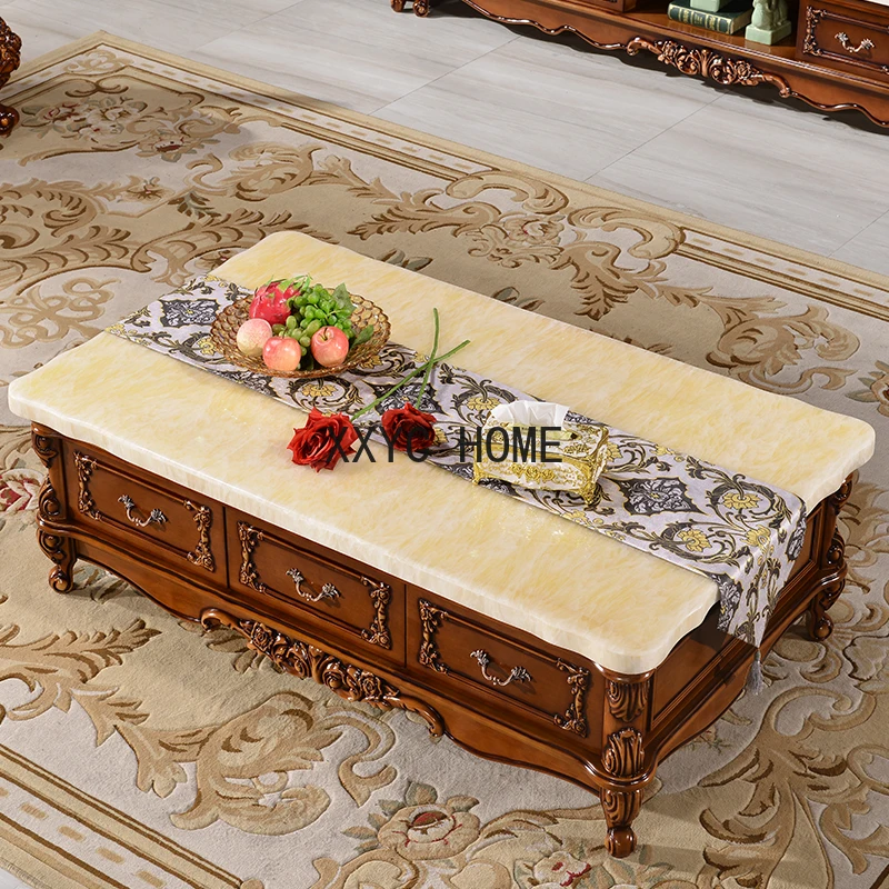 

Прямоугольный прозрачный журнальный столик, уникальный деревянный журнальный столик для балкона, роскошный журнальный столик в скандинавском стиле, домашняя мебель