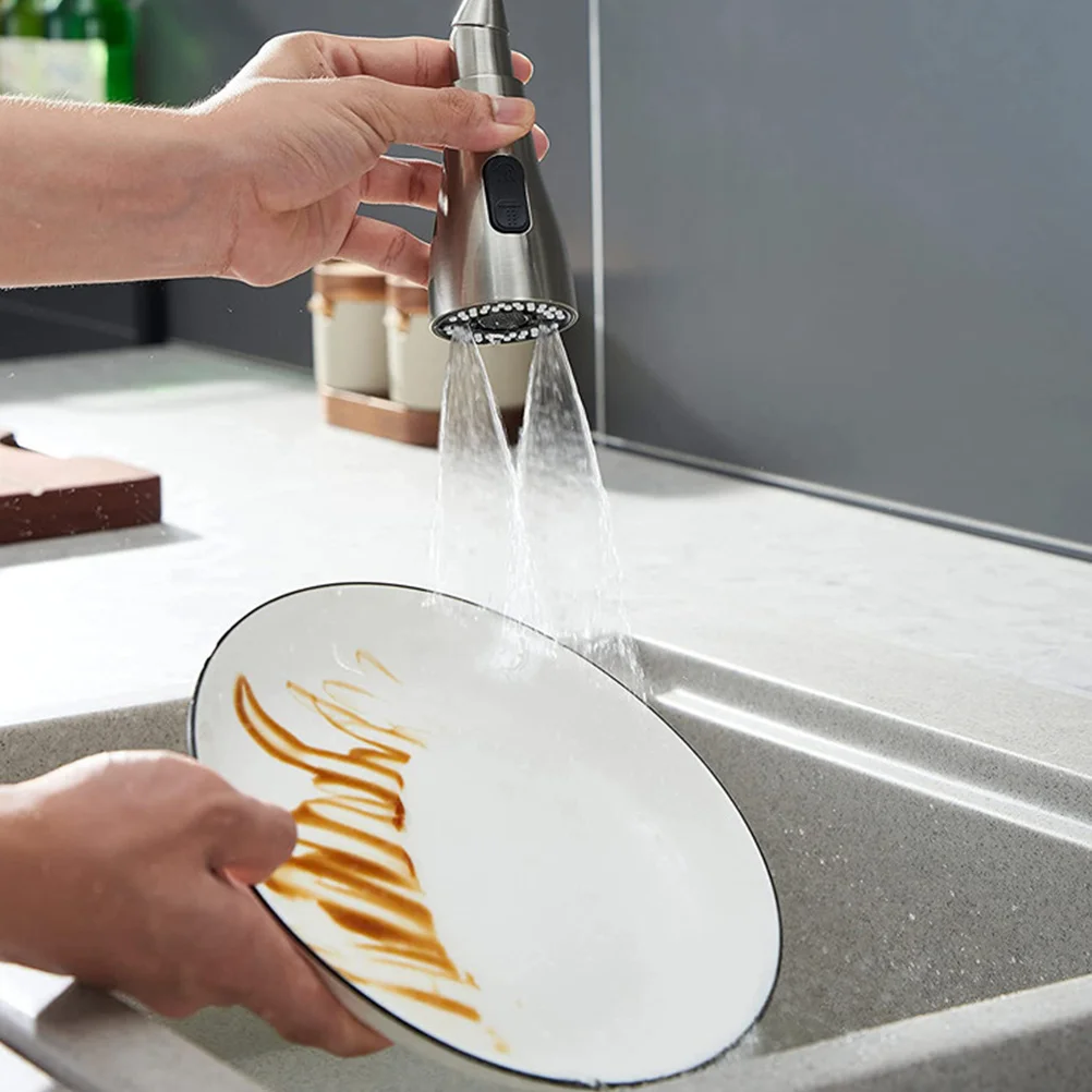 

Выдвижной распылитель для кухонной мойки, АБС-медь 360° ° Вращающийся смеситель для раковины, распылитель, насадка, брызгозащищенный аэратор для смесителя для раковины