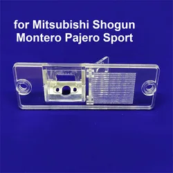 Car Rear View Backup Camera Bracket License Plate Lights Housing for Mitsubishi Shogun Montero Pajero Sport
