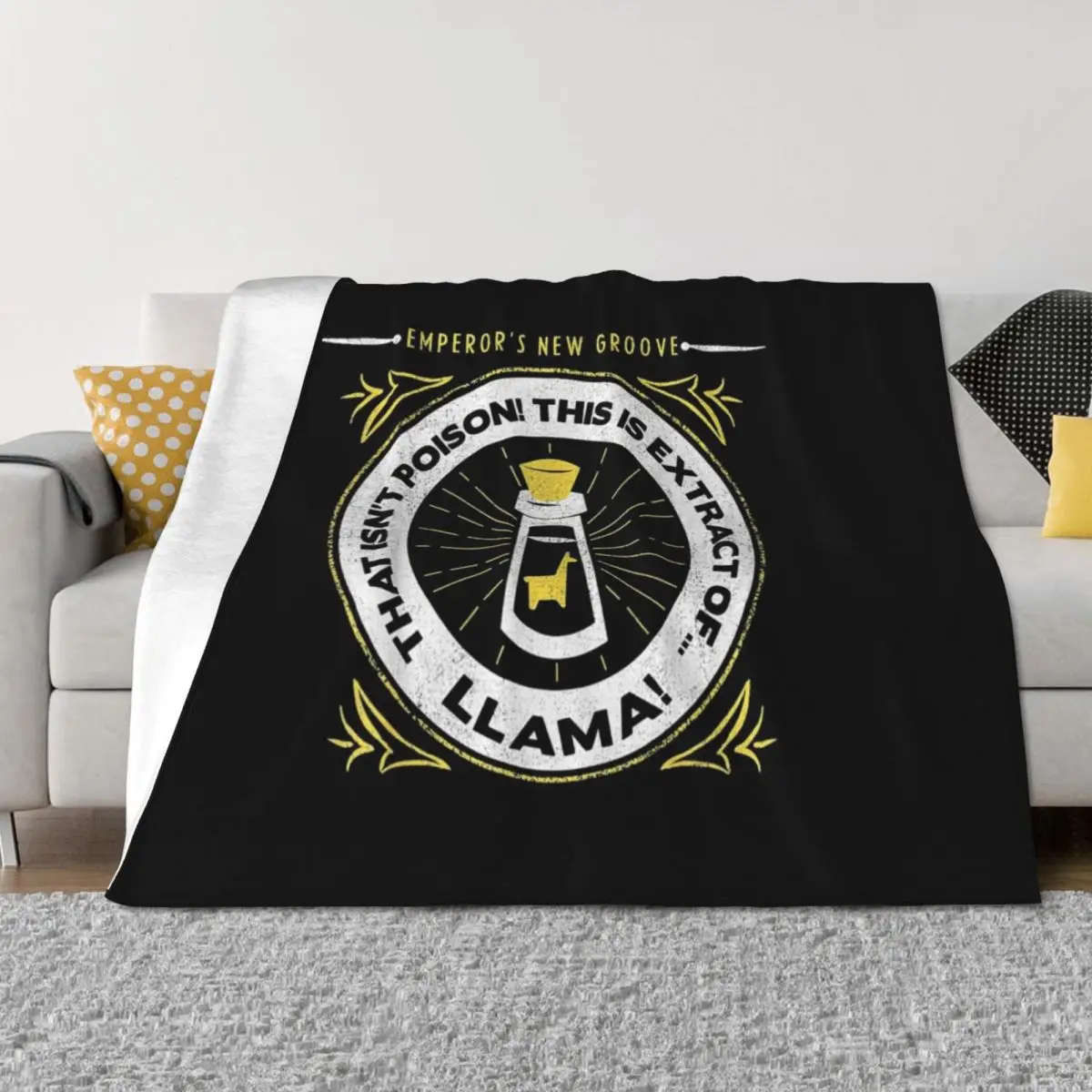 

Extract Of Llama Logo Throw Blanket Soft Heavy Moving Plaid Blankets