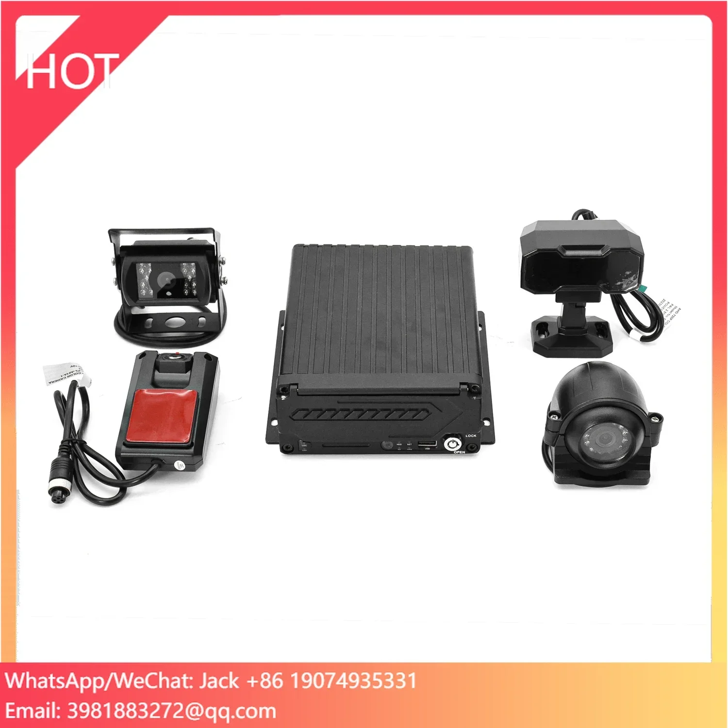 FL&OEM AI 4CH Veicolo Camion Mobile DVR Sistema GPS 1080P DMS ADAS 4G/Wifi 4 canali 1080P Videoregistratore digitale Camion MDVR