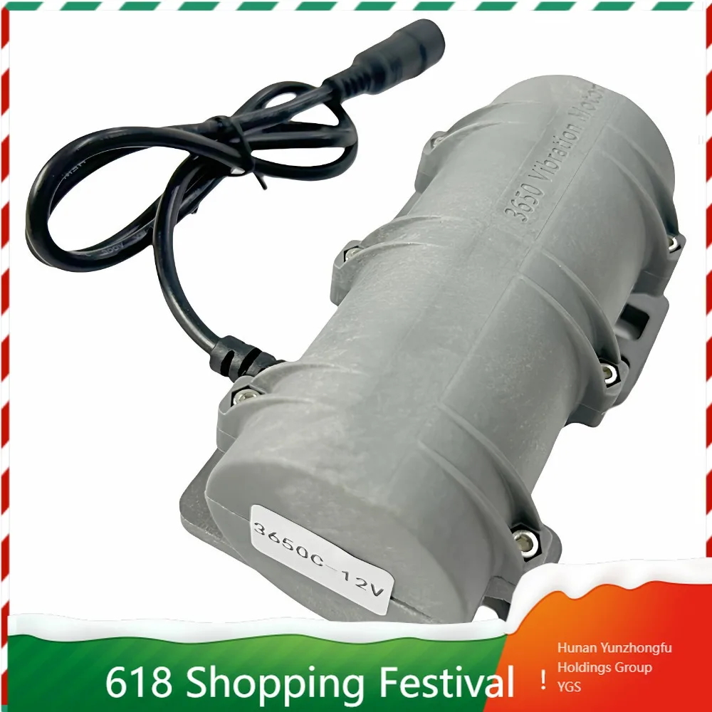 12V 24V DC 3650 Massage Bed Vibration Motor Double Eccentric Massaging Vibrator Motor Replacement Part
