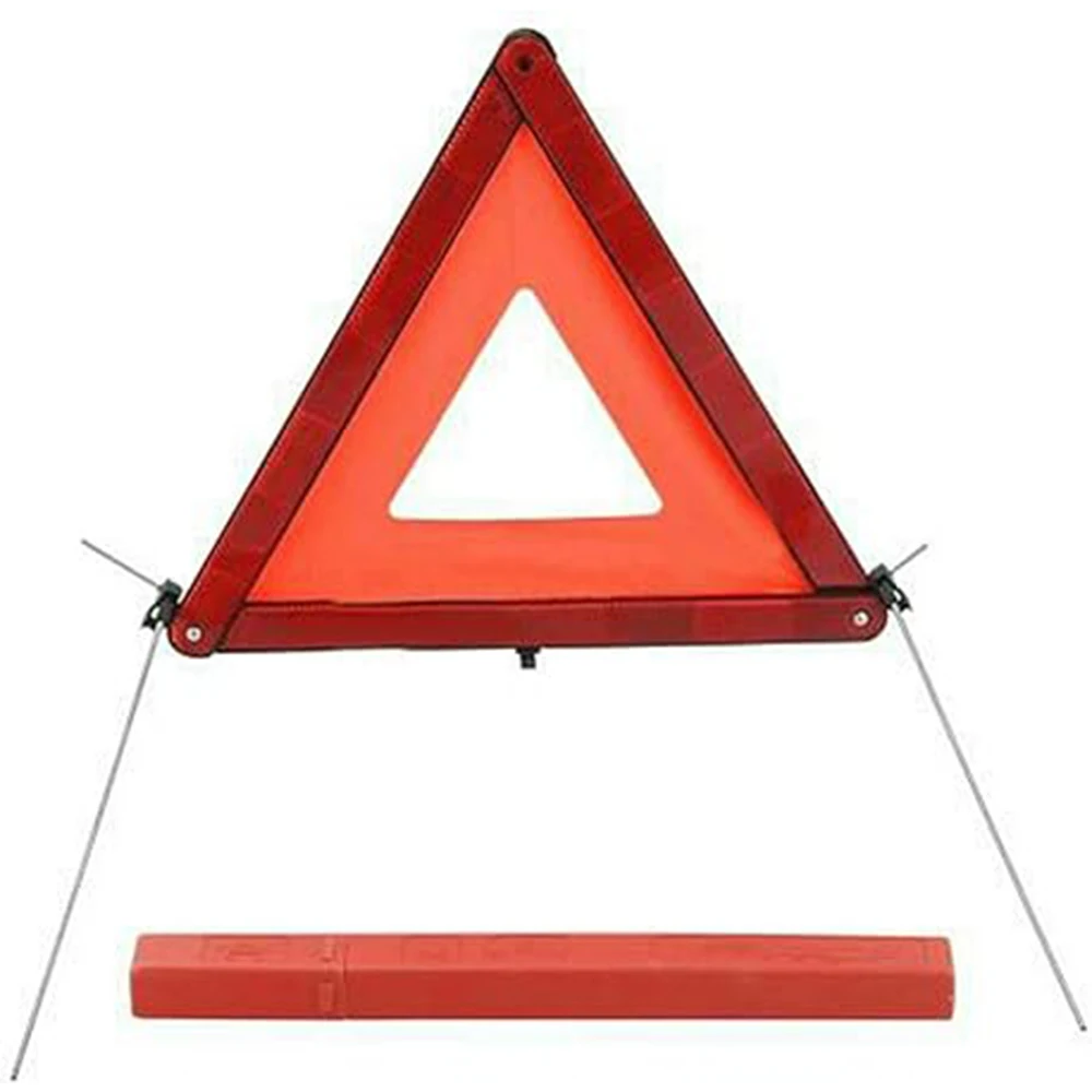 Car Warning Triangle Reflective Emergency Breakdown High Visibility Vest Jacket Breakdown Warn Safety Auto Folding Stop Sign