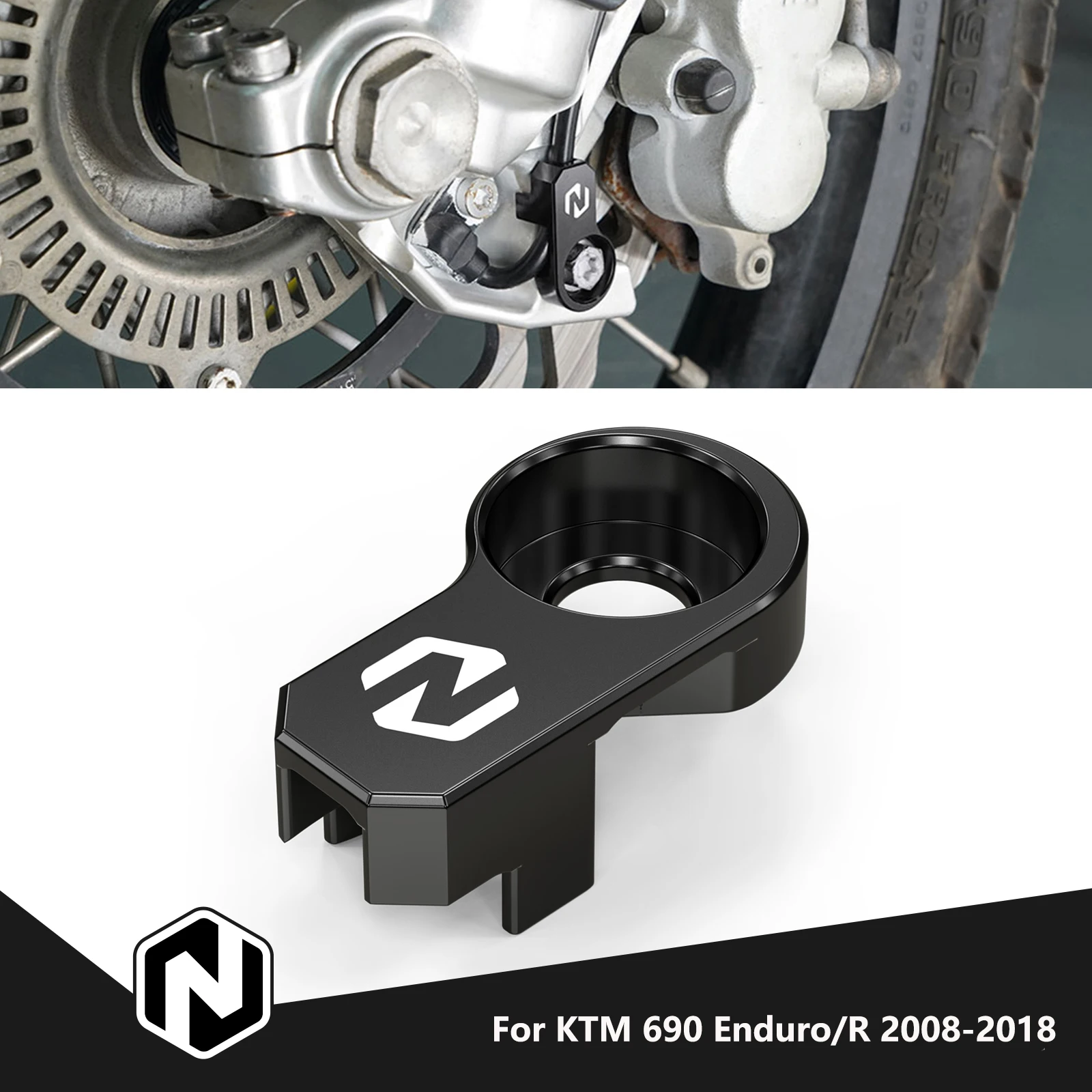 Para KTM 690 Enduro Enduro R cubierta protectora de Cable ABS frontal de motocicleta compatible con 2008-2018 2009 2010 2011 2012 2013 2014 2015 2016 2017