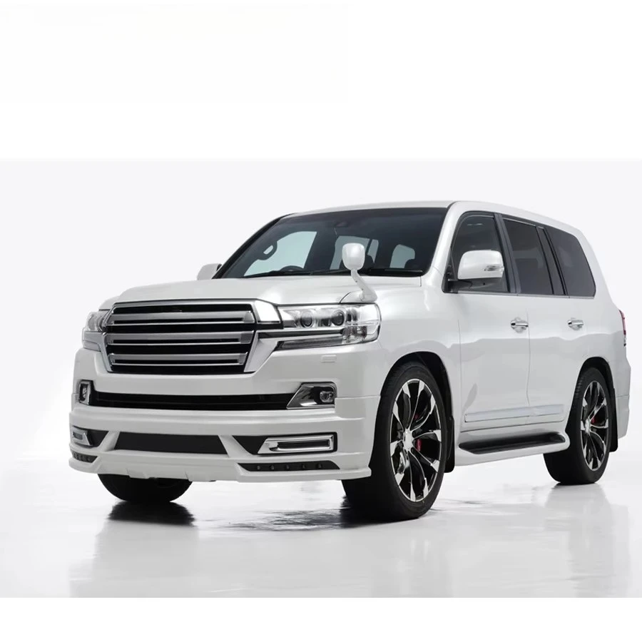 Hot Sale Body Kit LC 200 W Fiberglass/PP Full Front Bumper Upper Fender Rear Bumper Muffler Tips