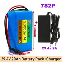 100% High Capacity 7s2p 24V 20Ah 18650 Battery Li-ion Battery Pack 29.4v Li-ion Battery+Charger