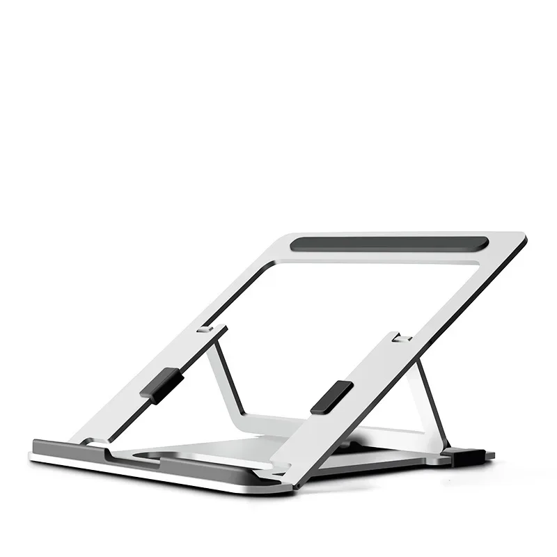 Aluminum Alloy Folding Laptop Stand Desktop Holder for Notebook Drawing Tablet Painting Reading Bracket Silver Black Grey