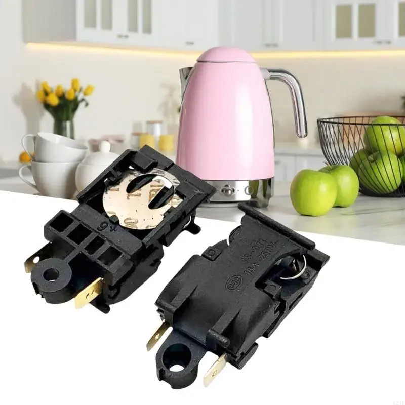 2pcs Reliable Kettle Switches Safety Kettle Switches ABS for Efficient Water Heating 