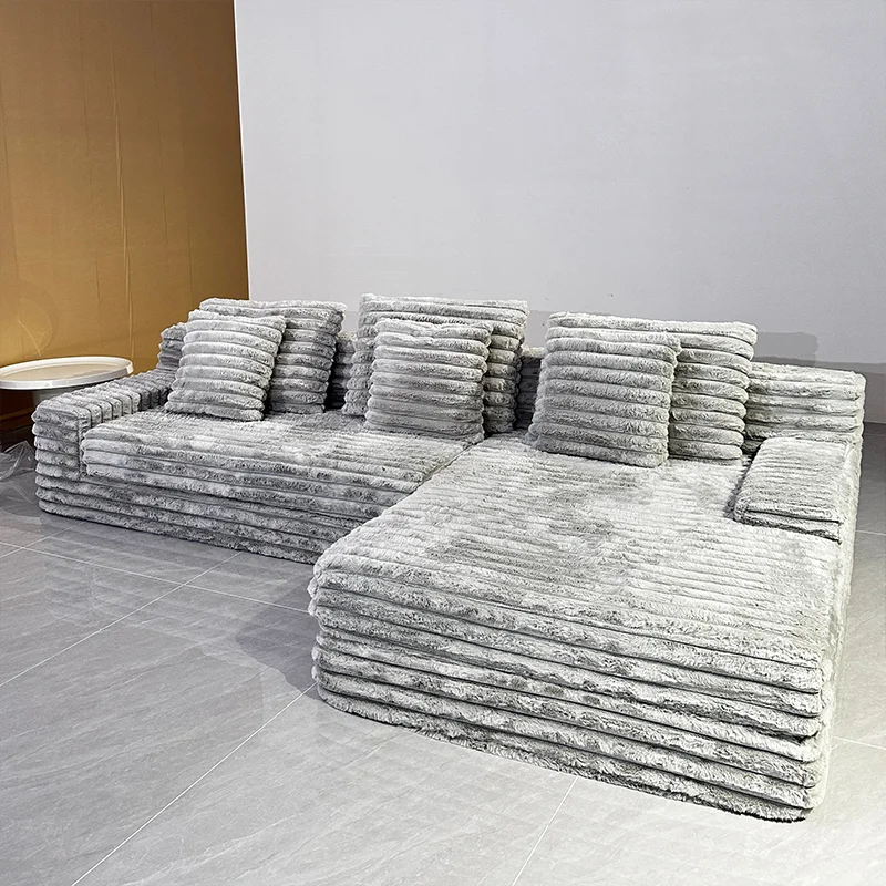 % Modern Compression Sealed Sponge Modular Sofa Couch Density Foam Vacuum Packed Compressed Sofa