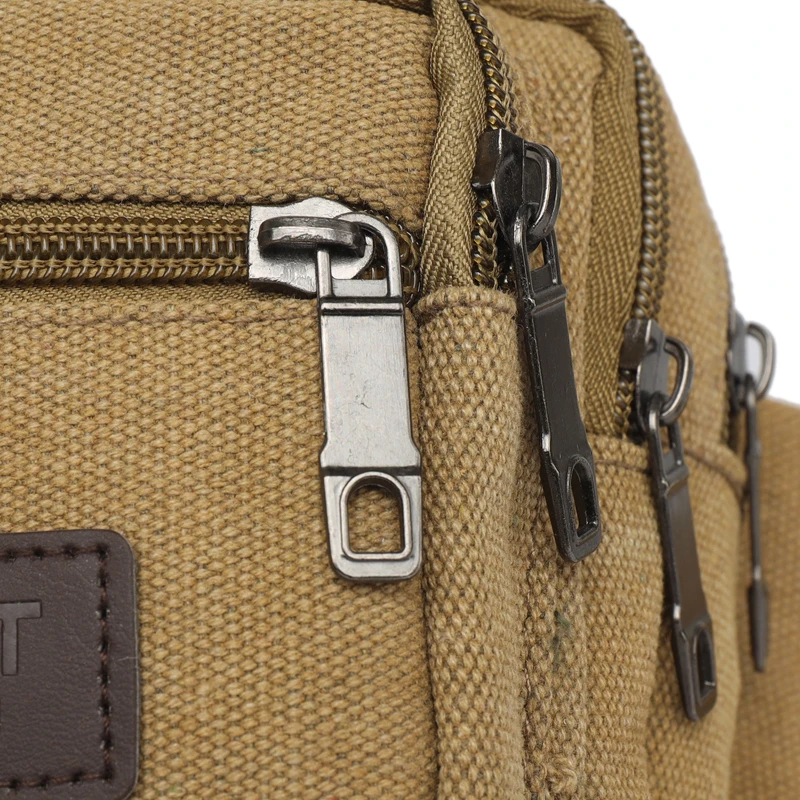 กระเป๋าคาดเอวผ้าใบกลางแจ้งของผู้ชาย - กระเป๋าคาดเอวความจุสูงทนทานสําหรับกีฬาและการเดินทาง (กระเป๋าใส่โทรศัพท์กันน้ํา)