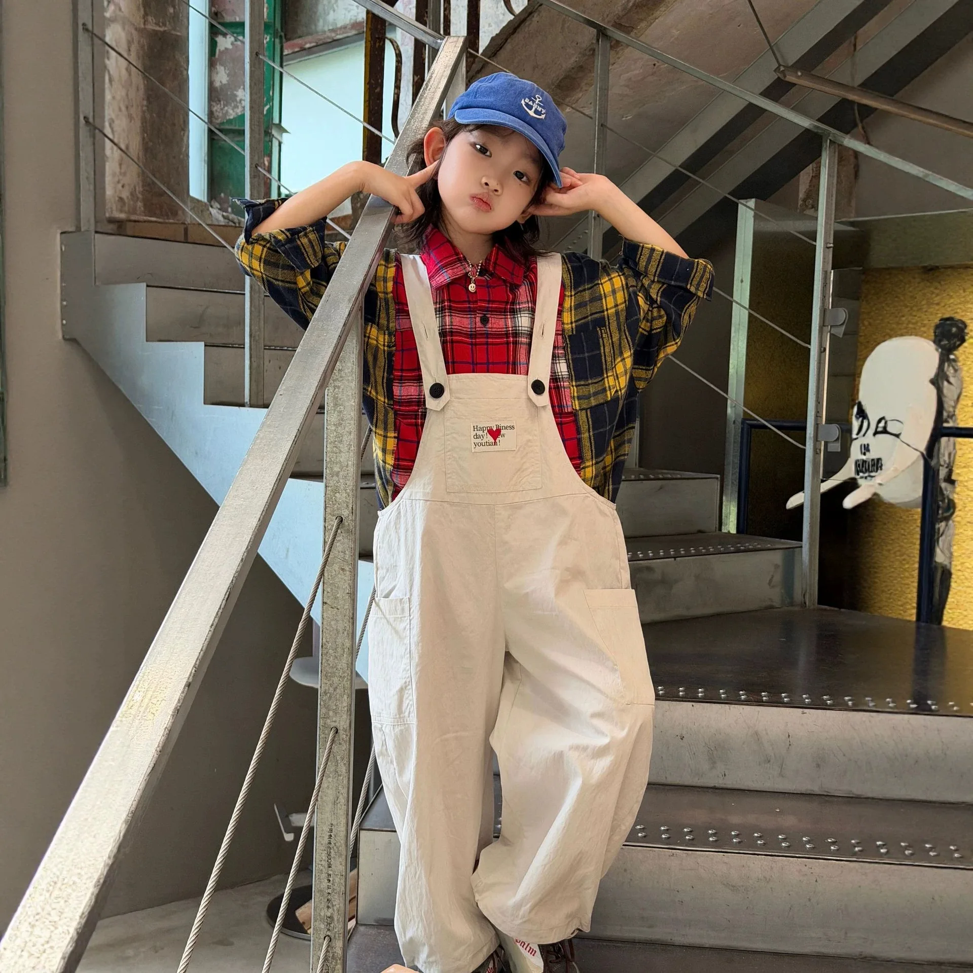 Children Clothes Kids Casual Pants 2026 Autumn New Loose Labeled Loose Overalls Boys Fashionable Kids Handsome Long Pants 2