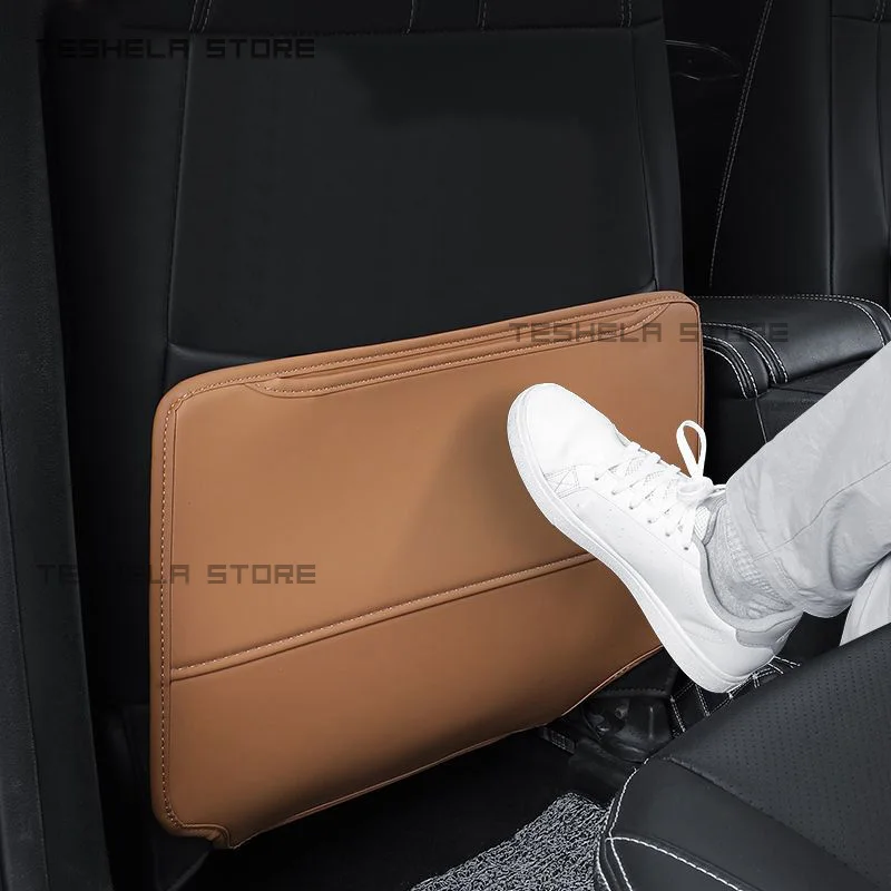 For JETOUR X70 PLUS X90 PLUS Dashing X90 PLUS T-1 Leather Anti-Child-Kick Pad Car Waterproof Seat Back Protector Accessories