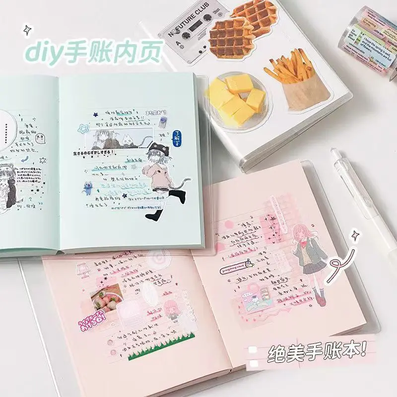 Ins الرياح اللون كتاب الطوب الصغيرة طالب سميكة المفكرة فتاة كتيب دفتر والمجلات #6