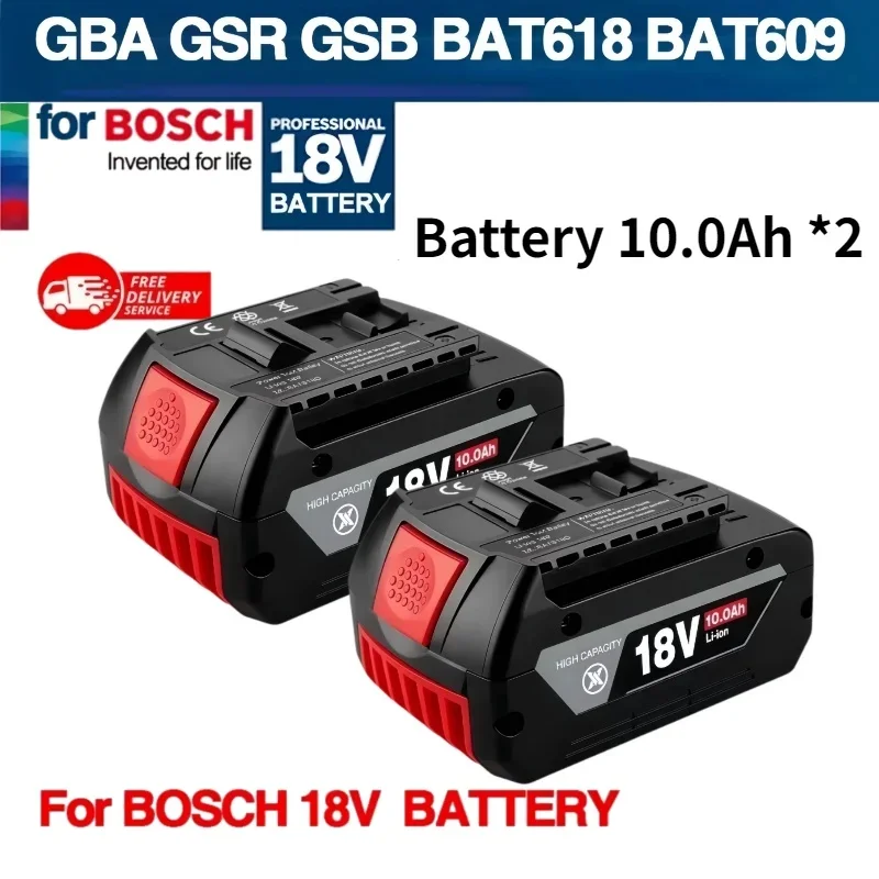 

18V 12000mAh battery compatible with Bosch 18V Professional Tool, 18V 10.0Ah/12.0Ah, BAT609 BAT618 BAT619G BAT620 3601H61S10
