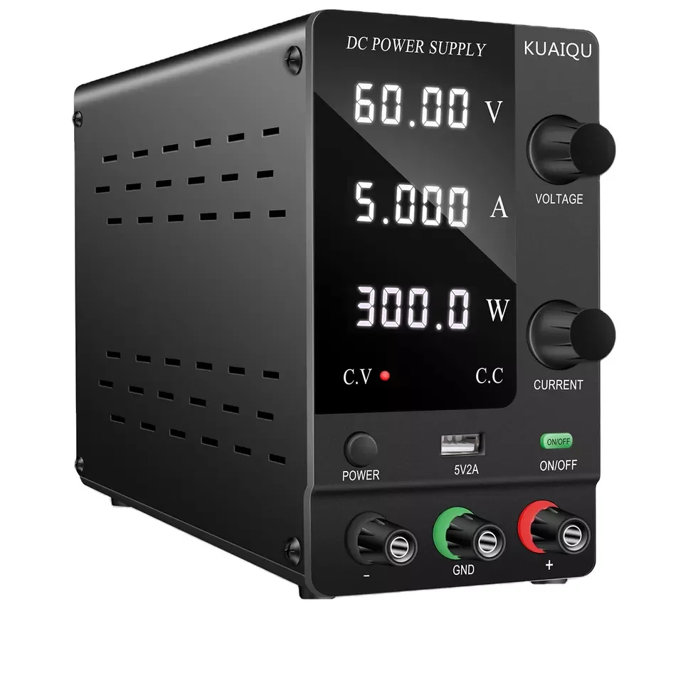 

KUAIQU SPPS-C605 Laboratory Adjustable Desktop Mini Switch Ac To Dc Power Supply 60V 5A High Precision Four-Digit Display Led