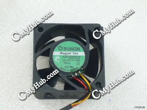 For SUNON KDE1204PKVX MS.B1338.AR DC12V 1.6W 4020 4CM 40MM 40X40X20MM 3pin Cooling Fan KDE1204PKVX