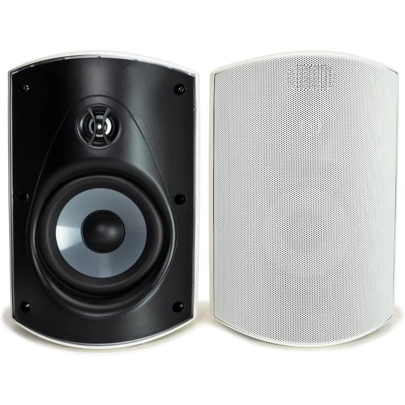 Atrium 5 Outdoor Speakers with Powerful Bass , All-Weather Durability, Broad Sound Coverage, Speed-Lock Mounting System