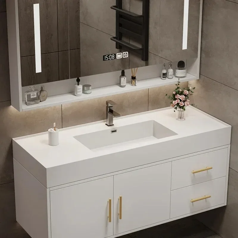 

Storage Mirror Bathroom Cabinet Vanity Shelves Space Saving Toilet Dresser Storage Cabinet Partitions Szafka Backyard Furniture