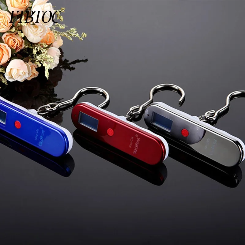 High-precision Luggage Scale Portable Portable Scale Electronic Weighing 50kg Express Small Scale Luggage Travel Weight