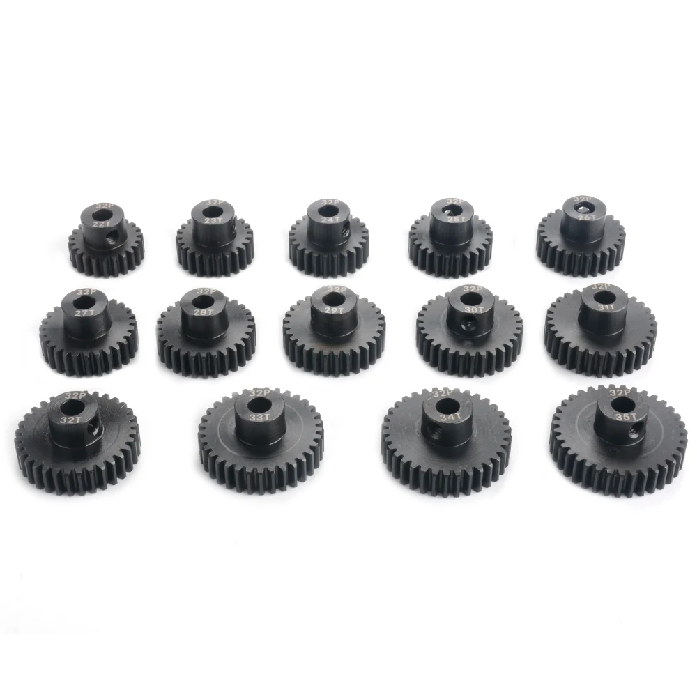 PYFORE 0.8 معامل 32DP 5 مللي متر القطر الداخلي محرك الأسنان 11T-35T التحكم عن بعد نموذج محرك السيارة الأسنان 45 # محرك فولاذي خاص #3