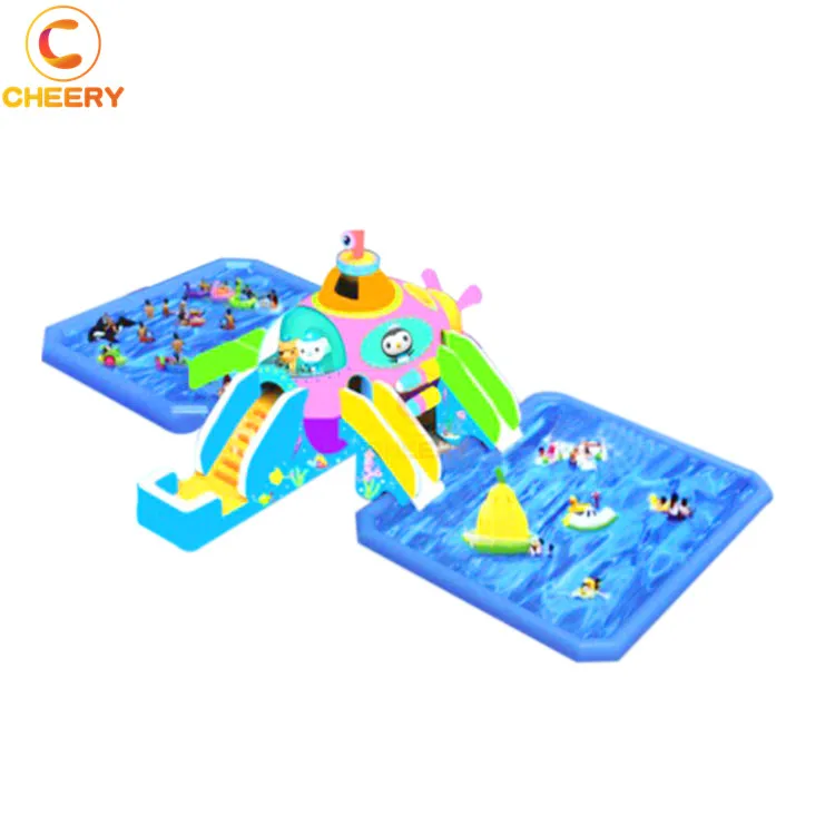 Commercial Outdoor Large Size Soft PVC Waterproof Slide Inflatable Kids Playground Water Park