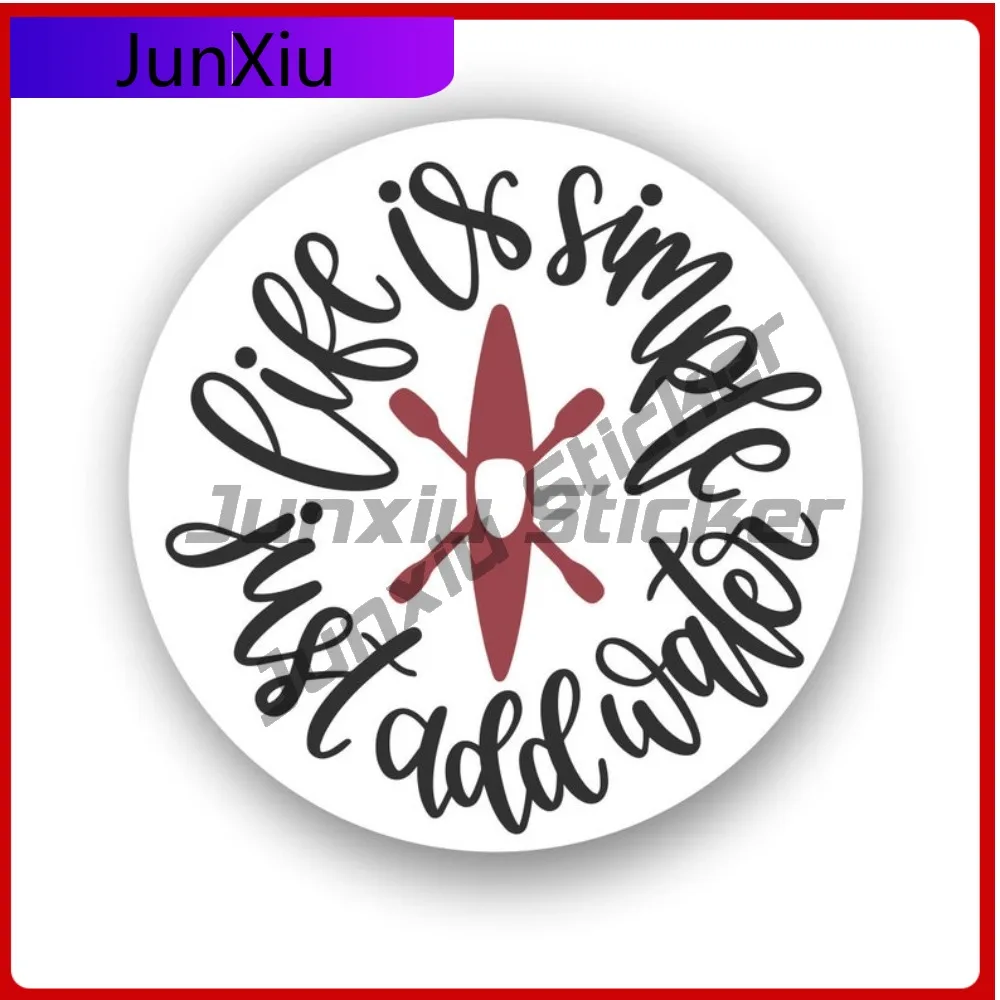 

Life Is Simple Sticker Waterproof Scratch-proof Decal For Car Truck Window Laptop Hydro Flask Bottle Or Any Smooth Surface Cust