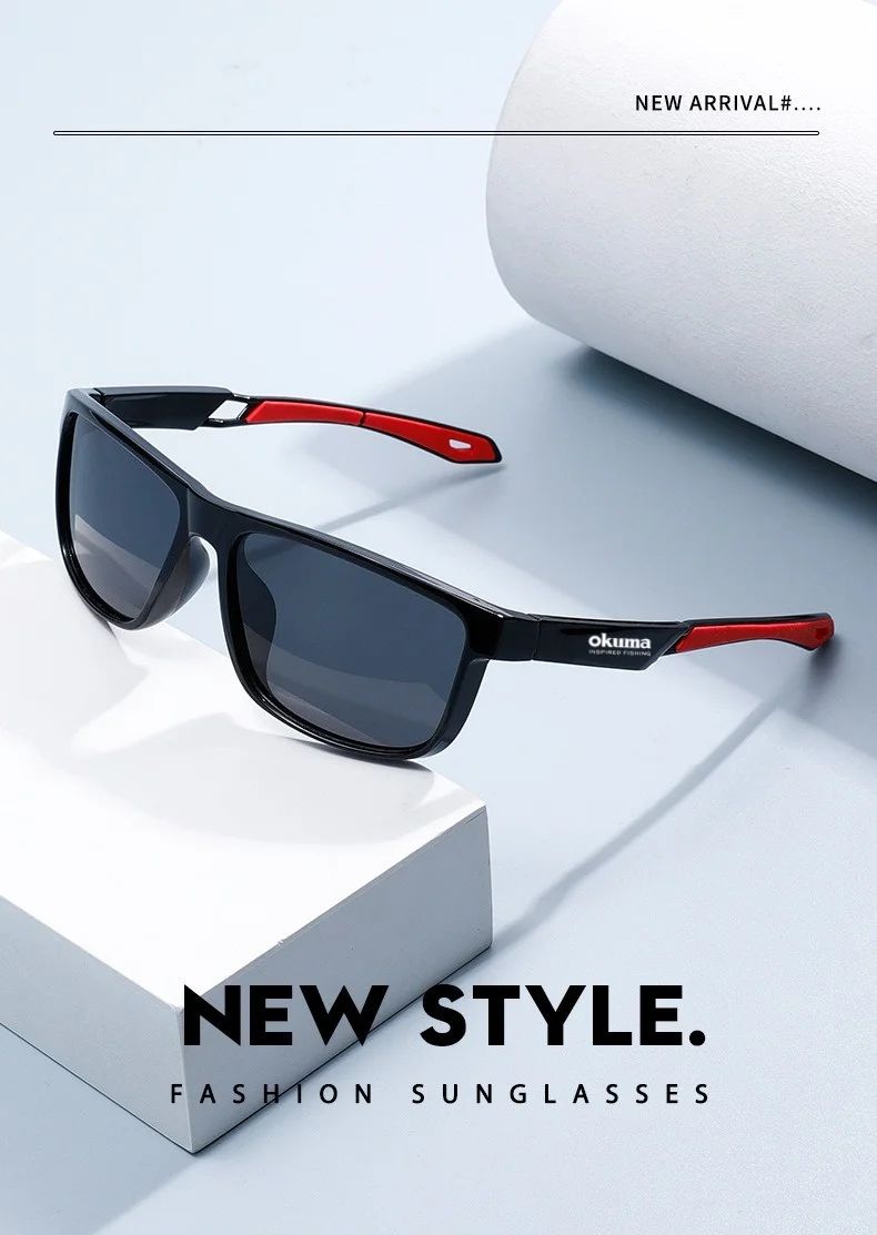 Okuma Fashion Polarisierte Sonnenbrille UV400, Geeignet für Outdoor-Aktivitäten wie Radfahren, Autofahren, Angeln usw. – Detail 3