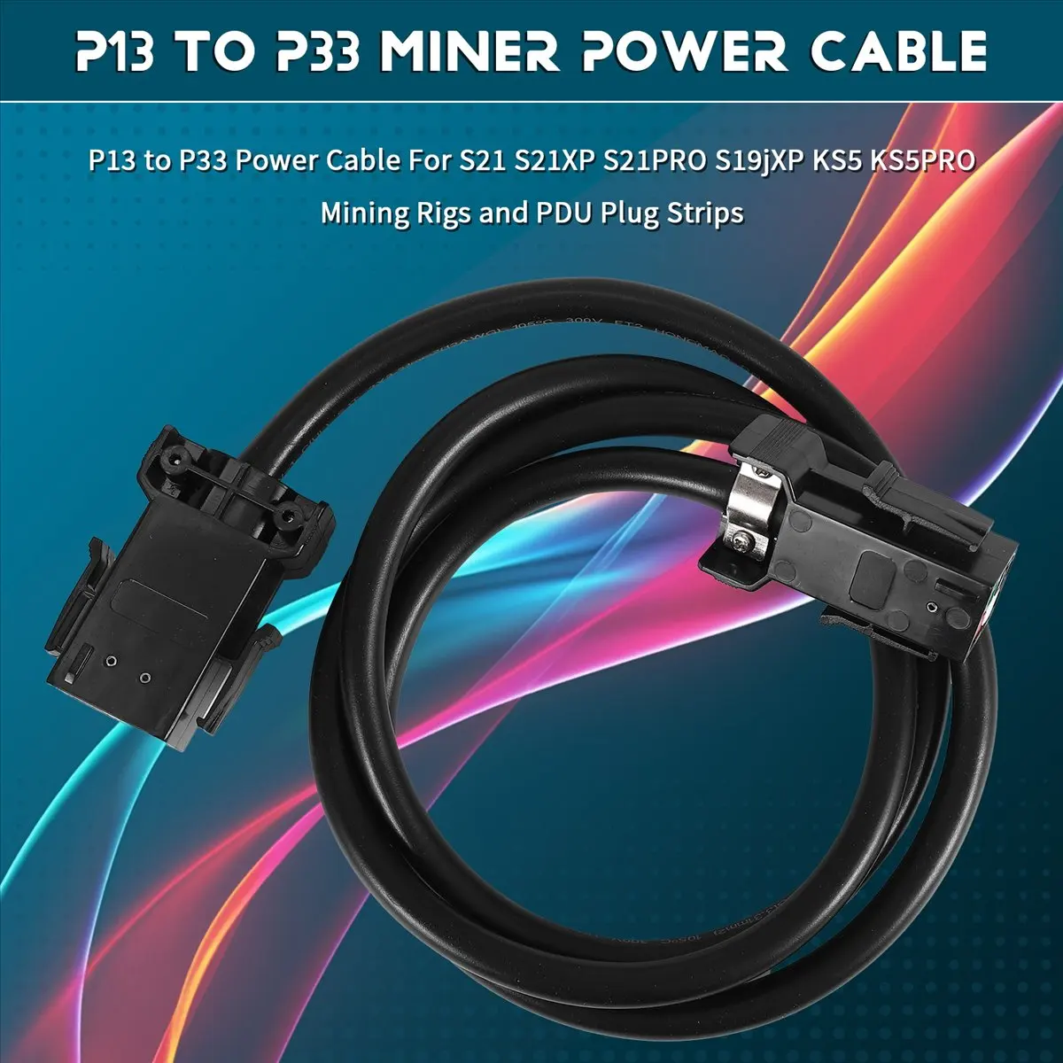 a32m-p13-から-p33-への電源ケーブル、antminer-s21-s21xp-s21pro-s19jxp-ks5-ks5pro-マイニングリグおよび-pdu-プラグストリップ用