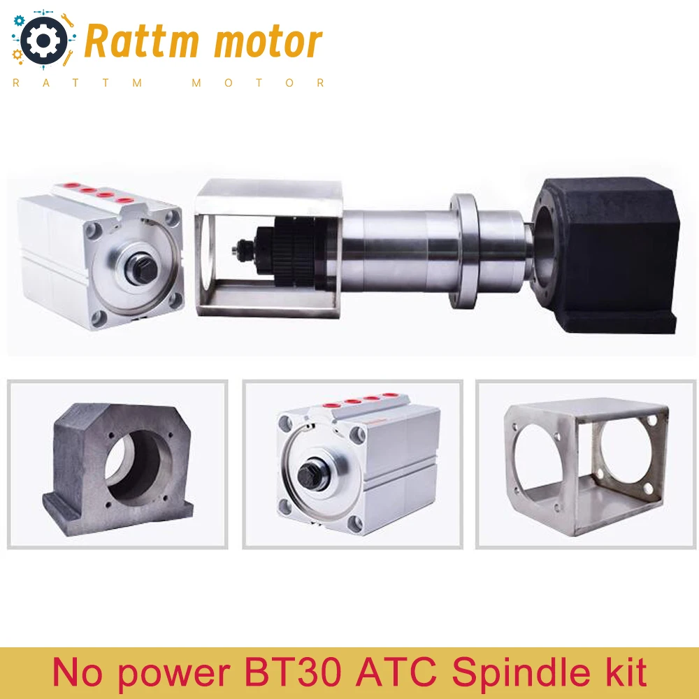 

Стол BT30 Токарный станок с ЧПУ ATC Комплект шпинделя без мощности Автоматическая смена инструмента пять 5 подшипников 6000 об/мин Большой крутящий момент