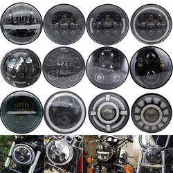 5.75 Inch Motorcycle LED Headlight For Honda Shadow VT 600 700 750 1100 VTX 1300 1800 5 3/4