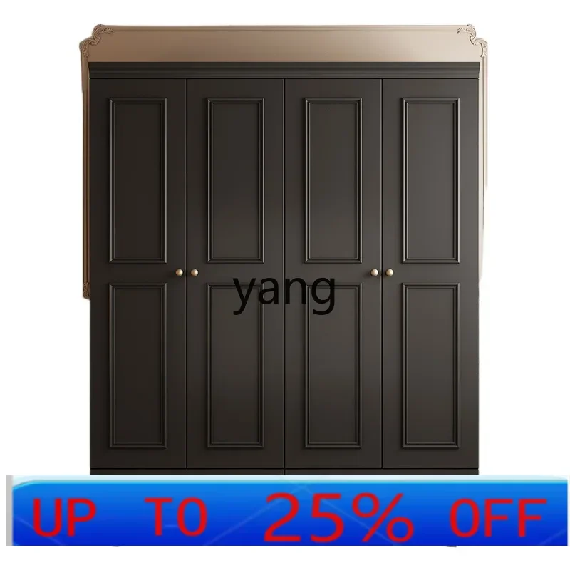 

LTT French retro wardrobe American solid wood four-door wardrobe Chinese antique style