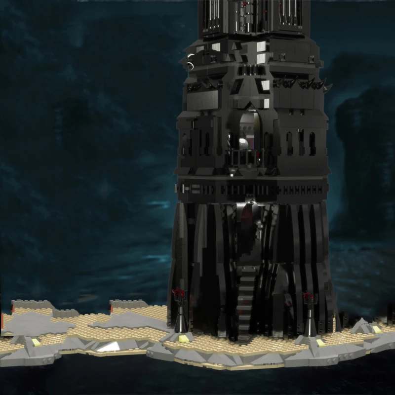 The Tower of Orthanc 2359PCS 112501 Movie Series Building Blocks Bricks DIY Creative Cities Street Christmas And Birthday Gifts