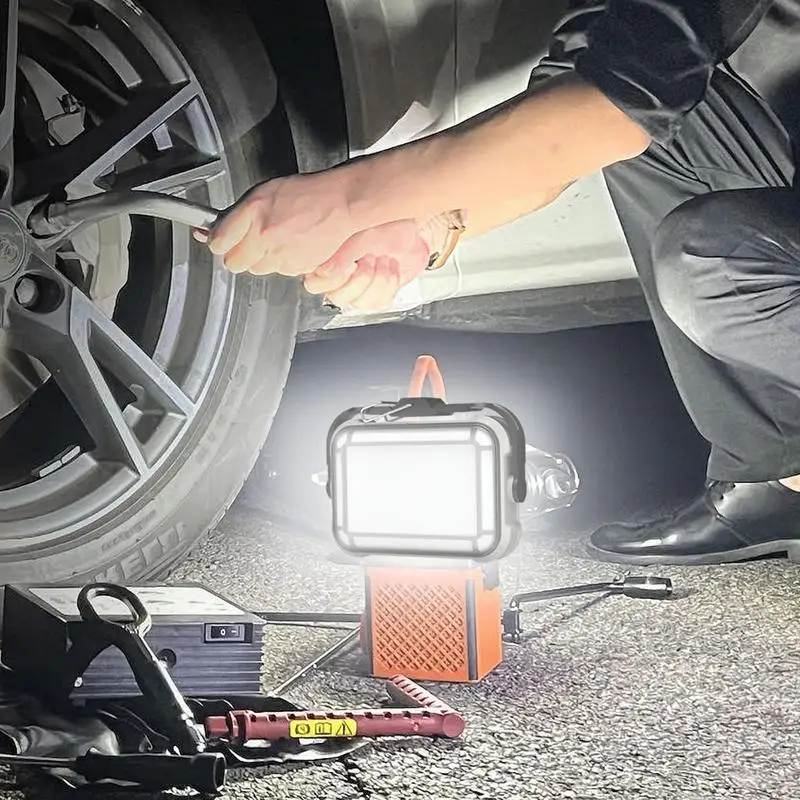 Imagem -04 - Lanterna de Acampamento Multifuncional Luz de Trabalho Portátil Luzes Led Recarregáveis com Bateria 3600 Mah Luzes de Reparo de Carro Luz de Trabalho