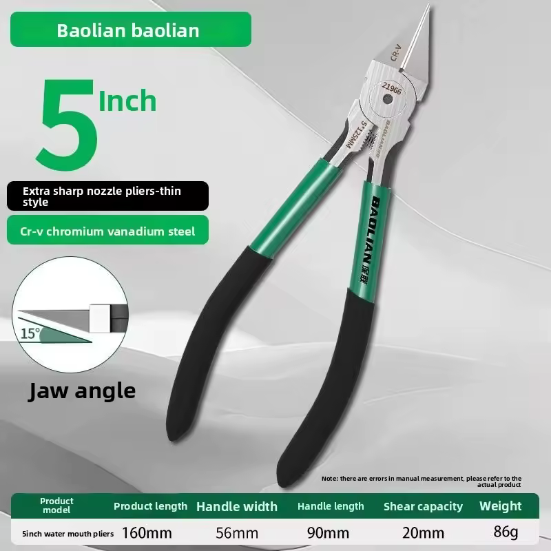 Baolian Industrial Grade Special Sharp Side Mouth Pliers,High Hardness Electrician Small Diagonal Pliers,Electrician Manual Tool - Image 8