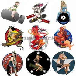 Retro Pin Up  3D Sexy Girl Sticker Funny Car Styling Vinyl Cars Trucks Wall Laptop Windows Decal Window Bumper Decor Car Sticker