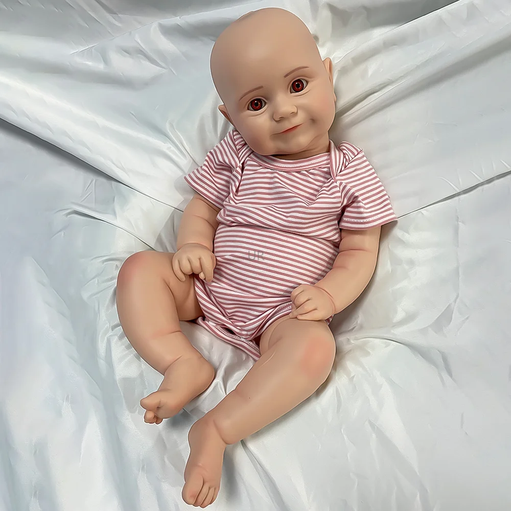 

20Inch 50Cm Full Solid Silicone Lifelike Reborn Baby Dolls Cute Realistic Silicone Baby Newborn Real Baby Artist Collectibles