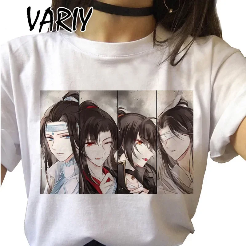 Anime Mo Dao Zu Shi Women T-shirts Cute Oversized Tee Shirt Female Harajuku Summer Short Sleeve Tshirt Tops Women Clothing