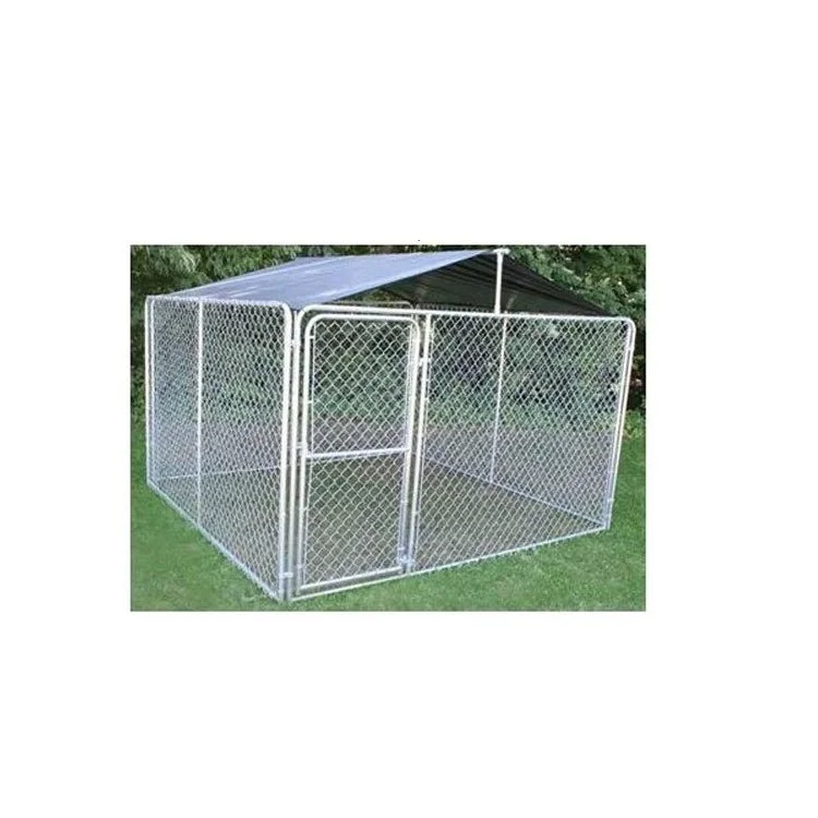 10*10*6ft China Large Animal Cages Kennel House On Sale 4m*4m*1.8m China Link Dog Run Fence Panel