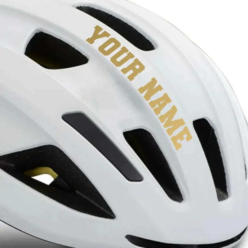 1PC Custom Bicycle Stickers Personalized Custom Name Decal Waterproof Bold Block Letter Sticker for Bicycle Road Bike MTB Frame view 5