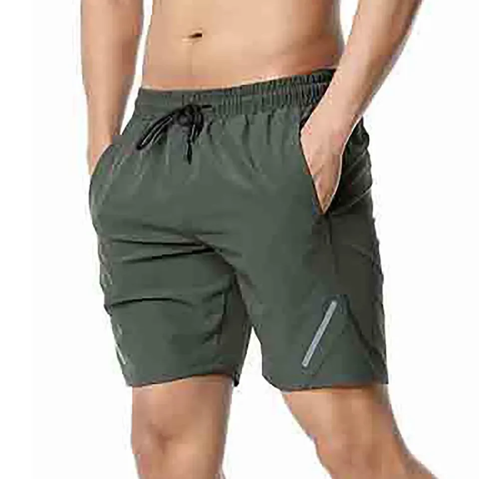 

Summer Athletic Sports Men'S Shorts Quick-Dry Breathable Workout Gym Shorts Thin Light Running Basketball Casual Shorts Brown